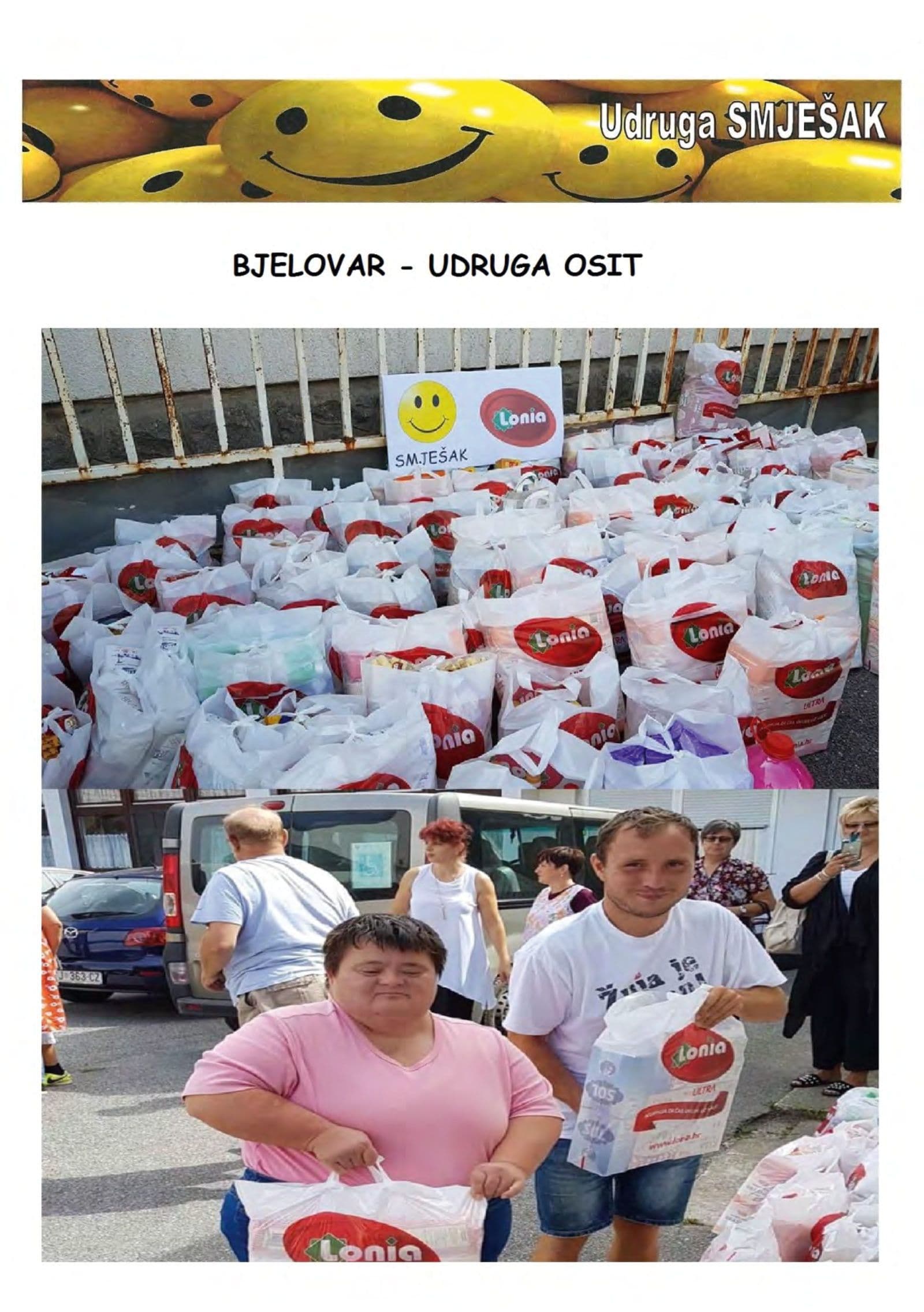Pomoć Udruzi OSIT Bjelovar — fotografija 1