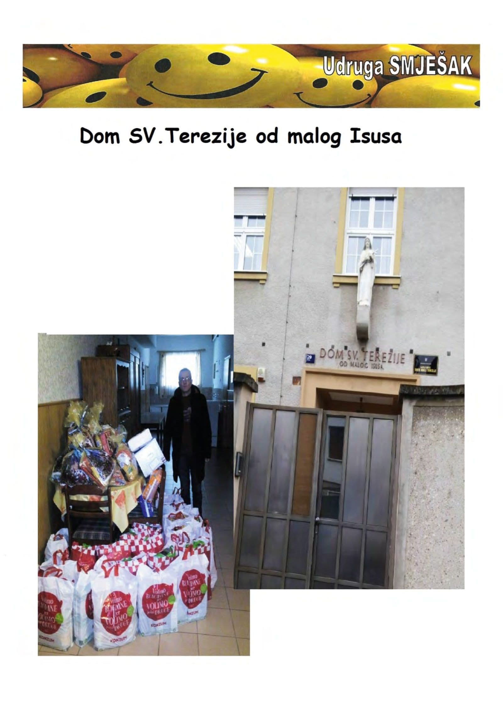 Donacija Kući sv. Terezije od malog Isusa — fotografija 1