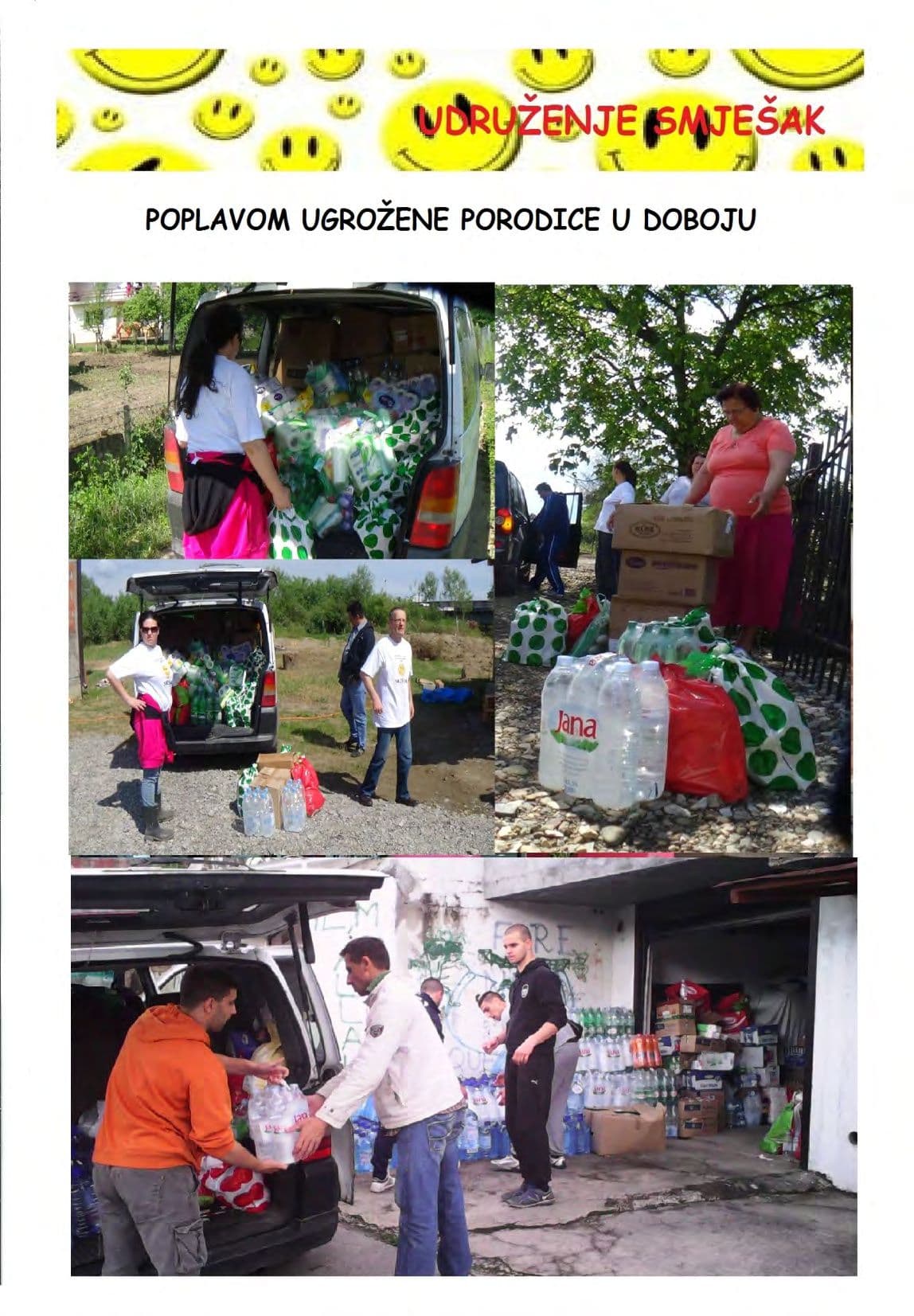 Pomoć poplavom ugroženima — Doboj