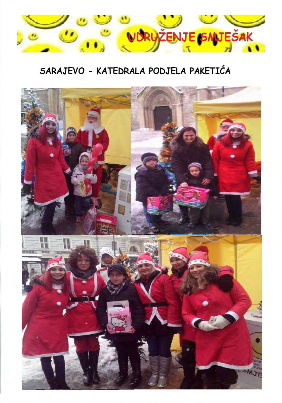 Podjela paketića — Katedrala, Sarajevo