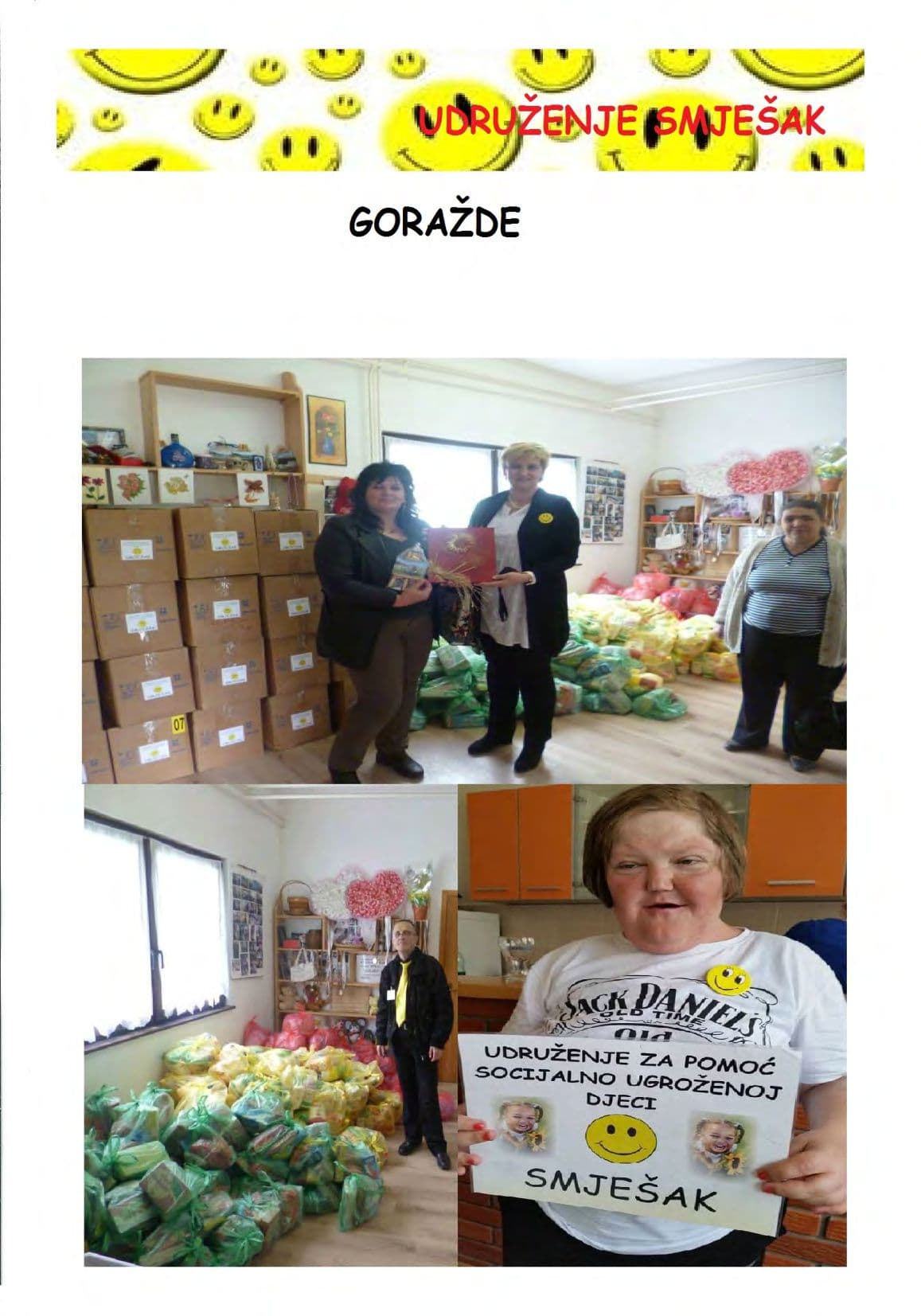Goražde — paketići i pomoć