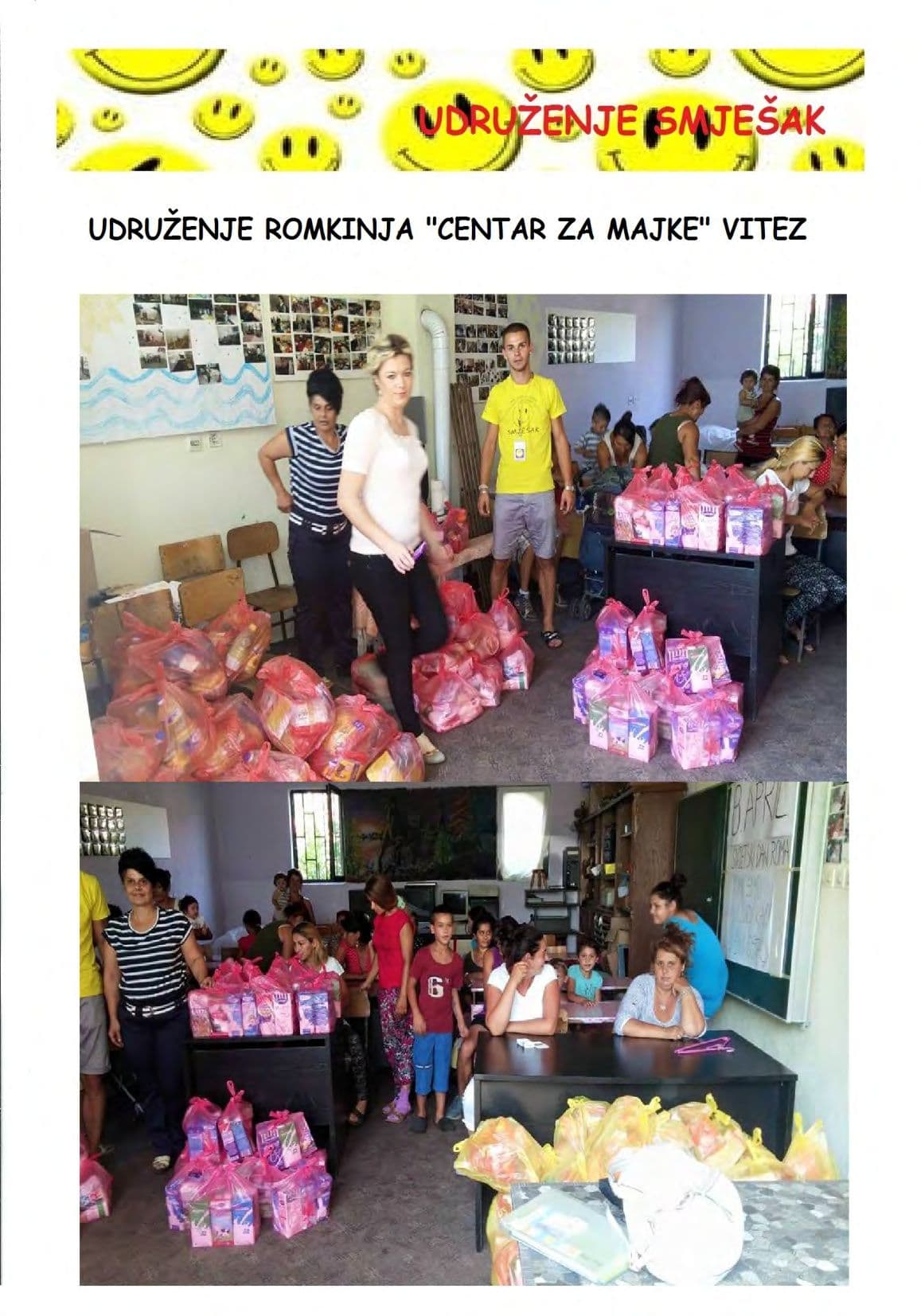Centar za majke (Udruženje Romkinja), Vitez