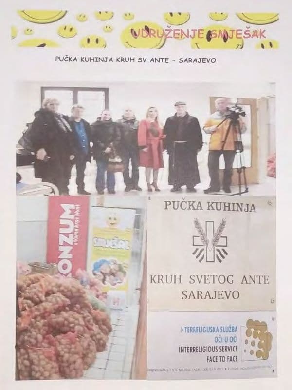Pučka kuhinja Kruh sv. Ante, Sarajevo