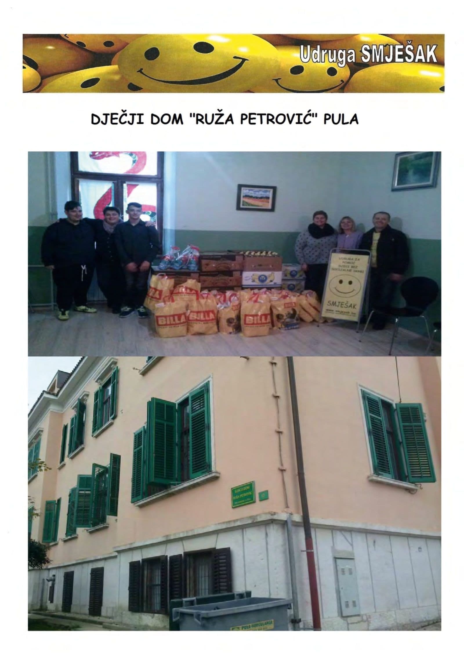 Akcije za Dječji dom "Ruža Petrović" Pula — fotografija 3