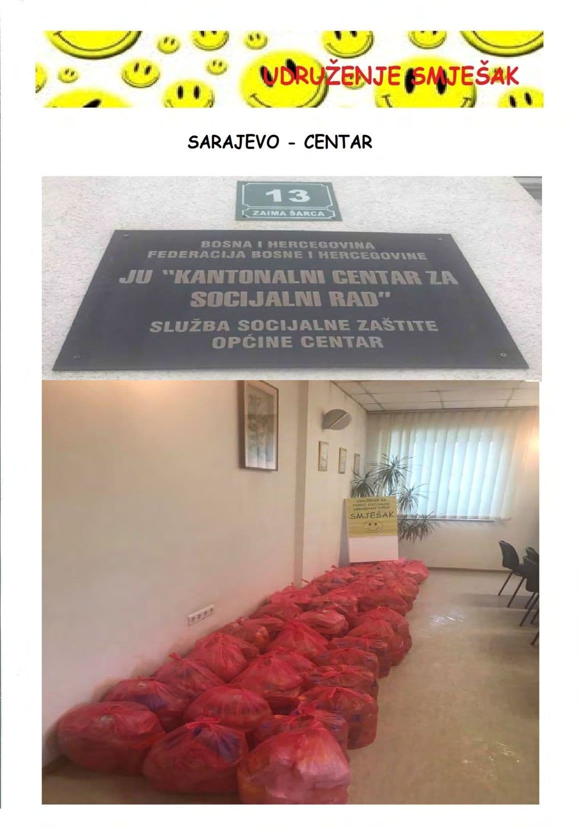 Kantonalni centar za socijalni rad — Općina Centar