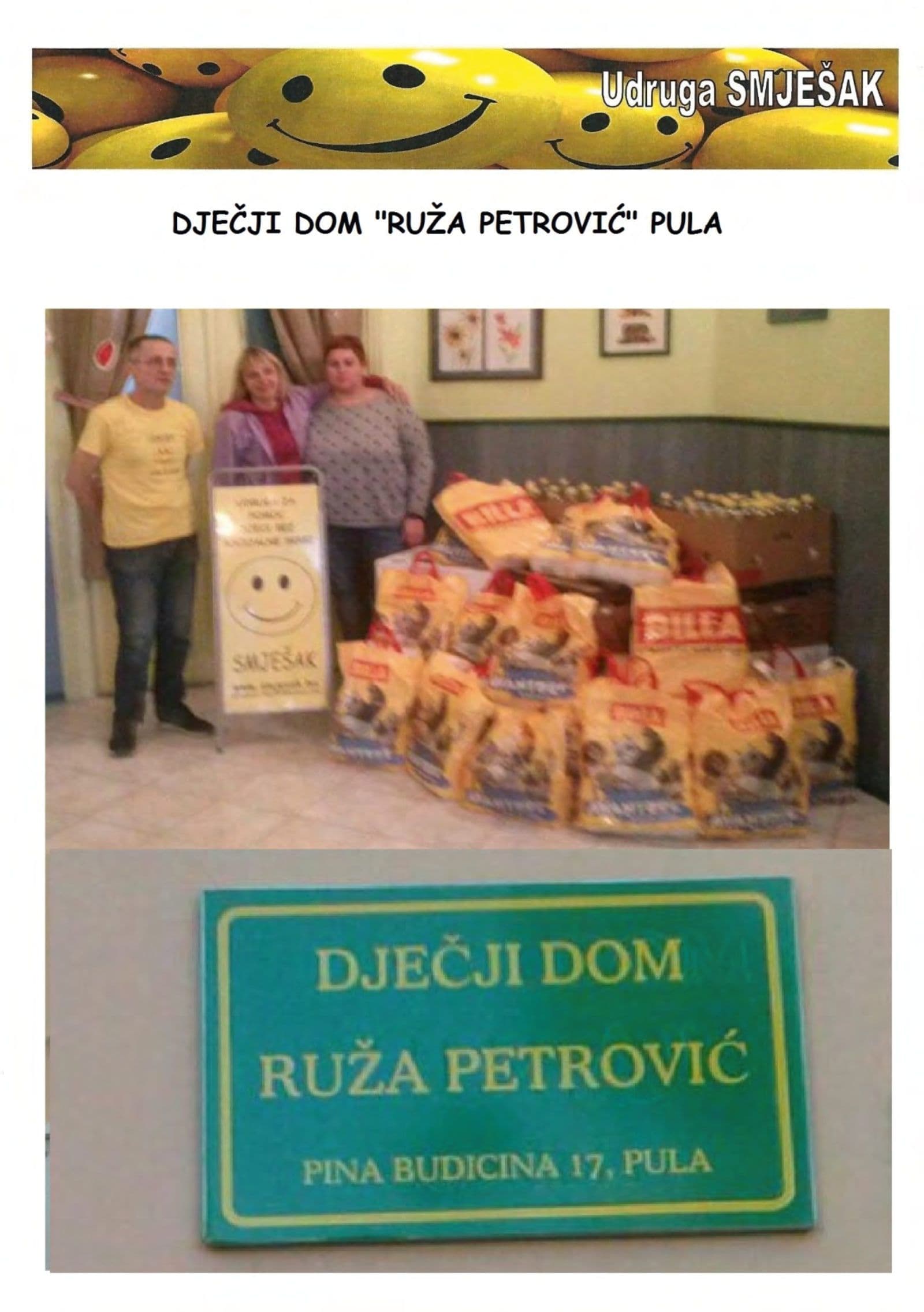 Akcije za Dječji dom "Ruža Petrović" Pula — fotografija 2
