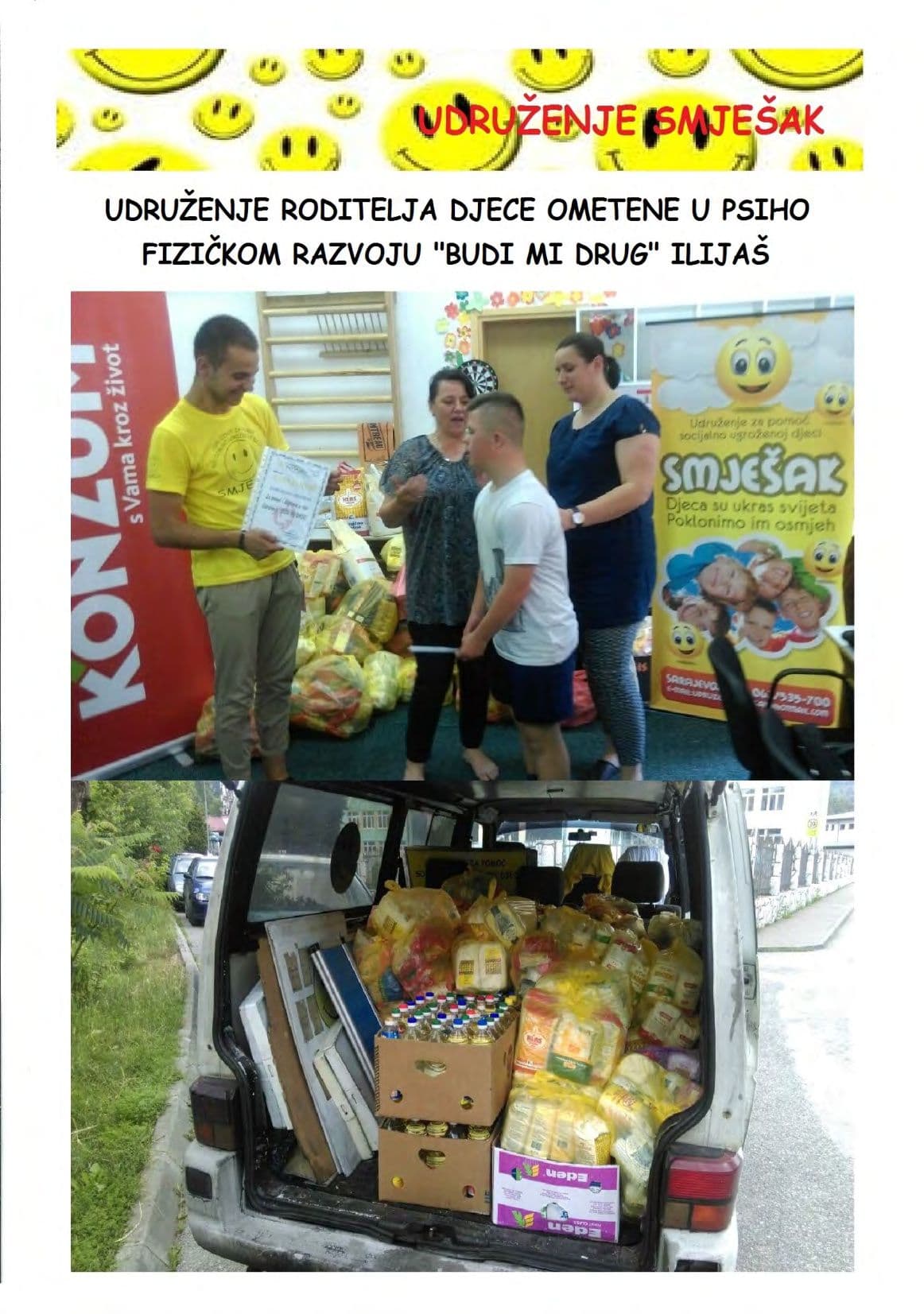 Udruženje "Budi mi drug", Ilijaš