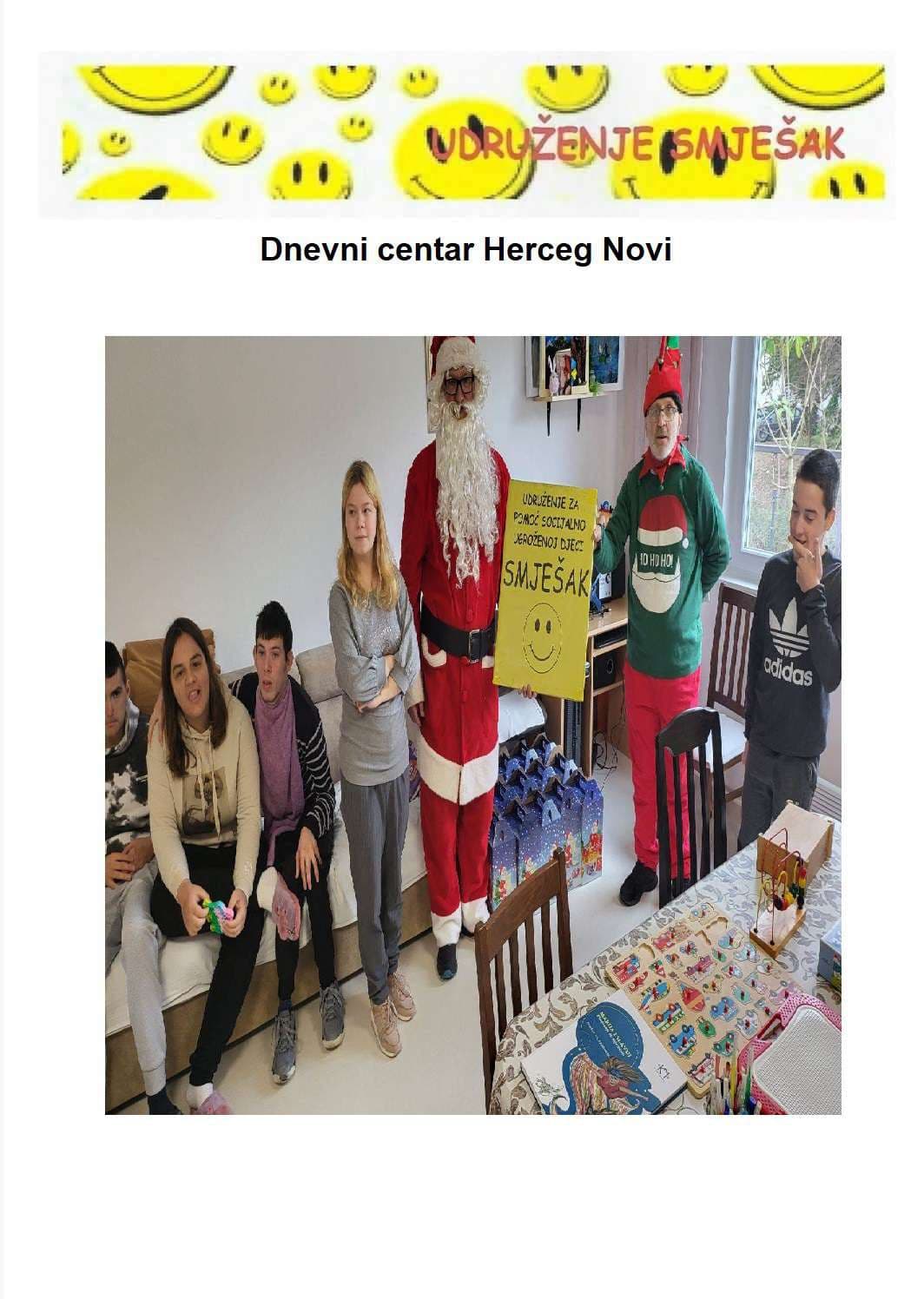 Novogodišnji paketići — Dnevni centar Herceg Novi