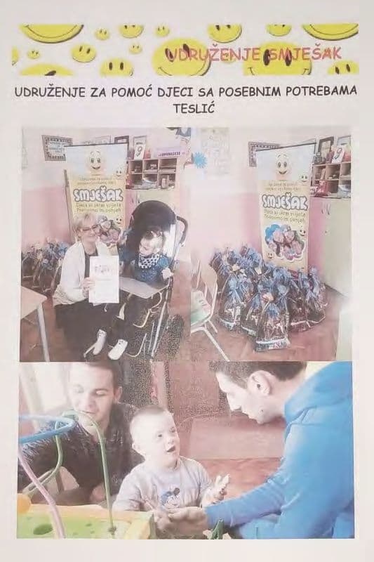 Udruženje za pomoć djeci sa posebnim potrebama, Teslić