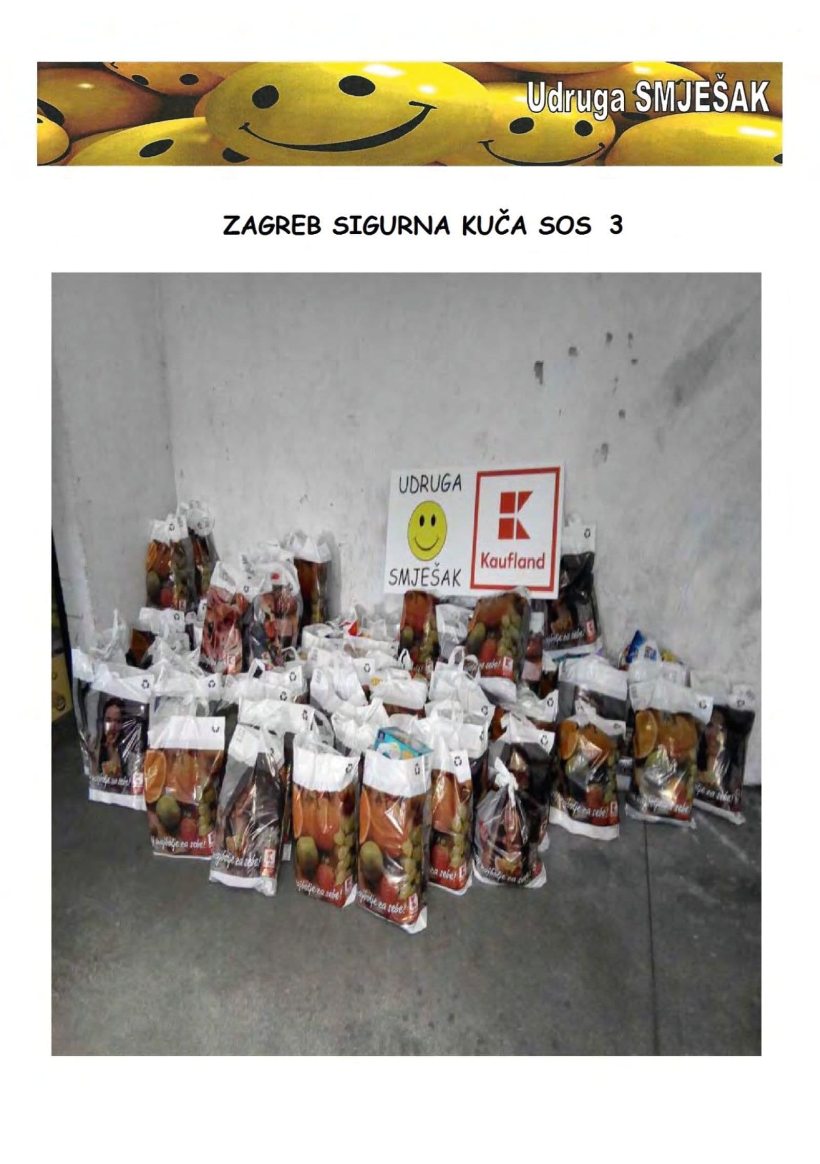Dostave Sigurnoj kući SOS Zagreb — fotografija 3