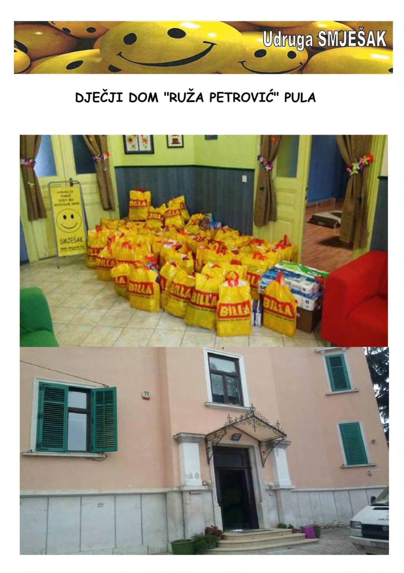 Akcije za Dječji dom "Ruža Petrović" Pula — fotografija 1