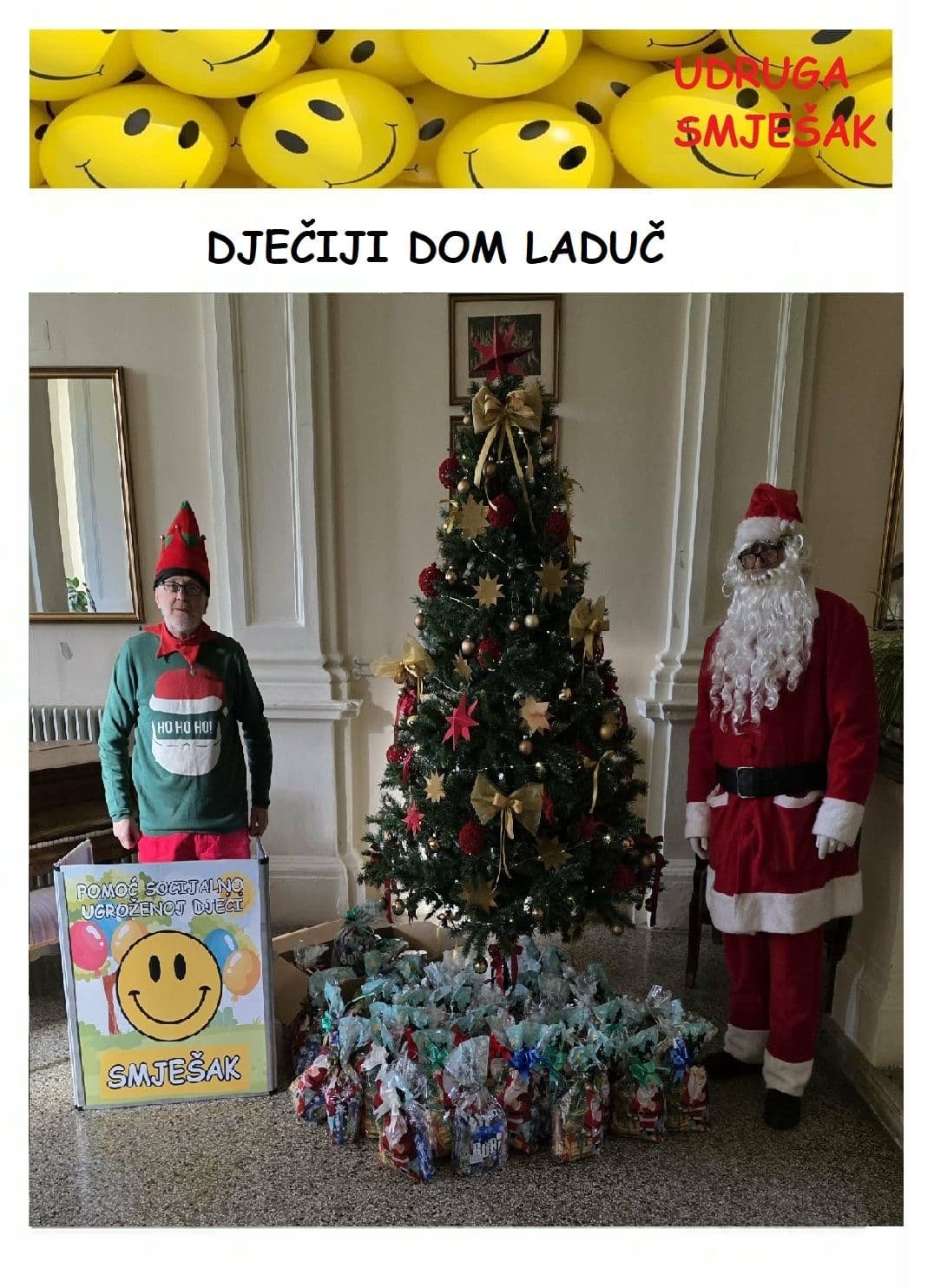 Novogodišnji paketići Dječjem domu Laduč — fotografija 1