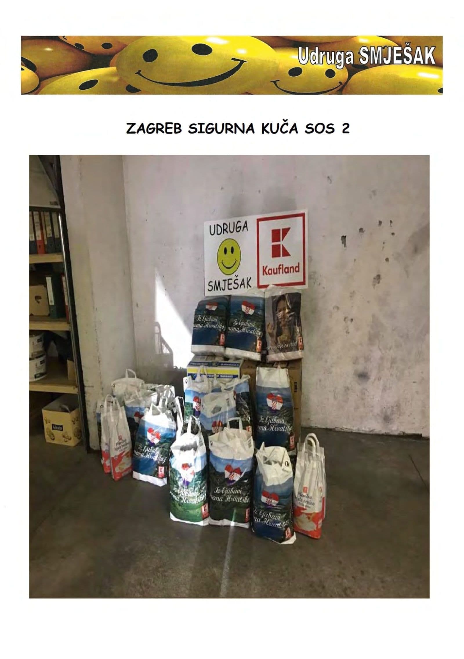Dostave Sigurnoj kući SOS Zagreb — fotografija 2