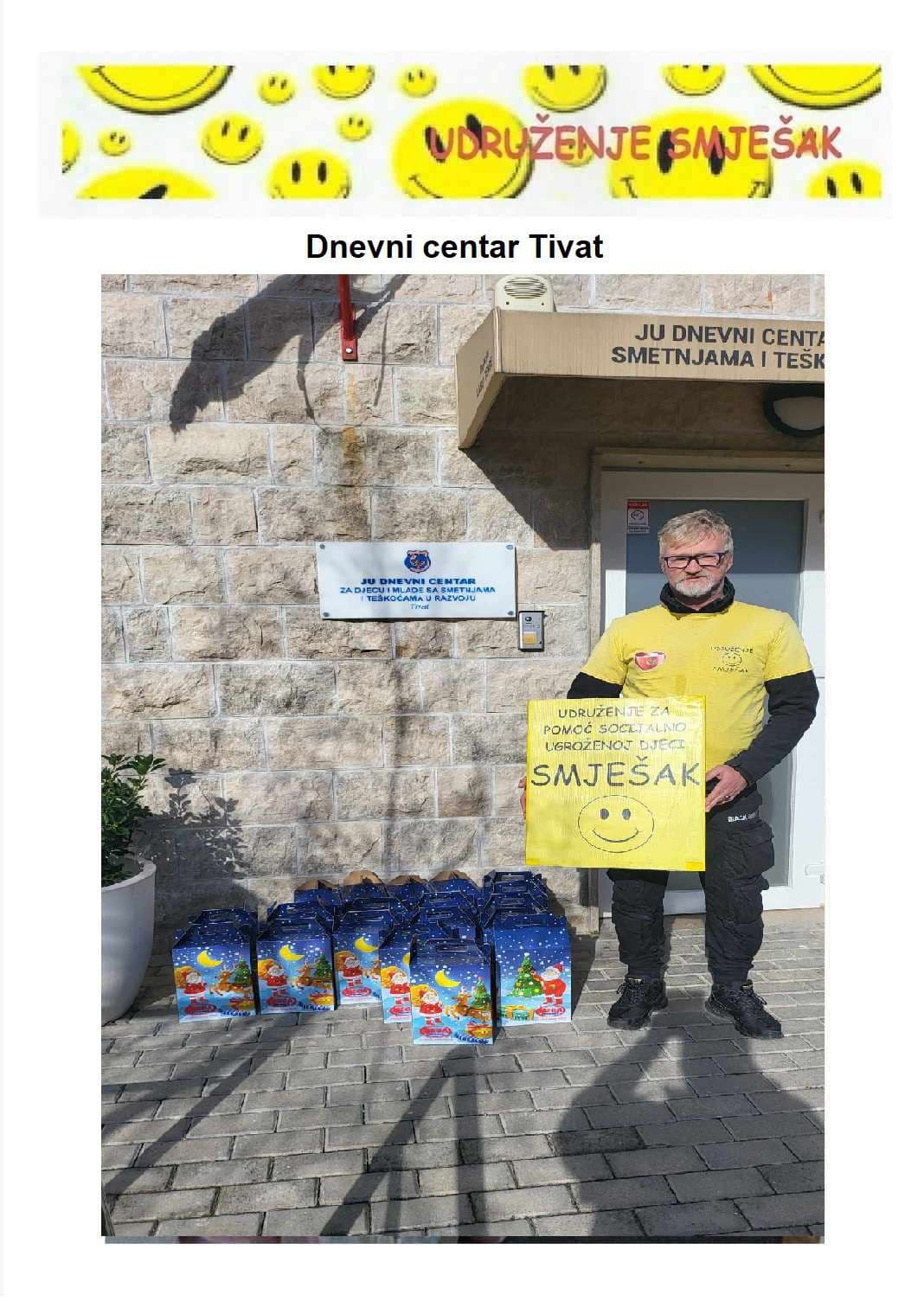 Dnevni centar Tivat — novogodišnji paketići
